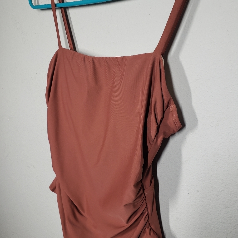Rust Brown Swimsuit - Picture 2 of 8